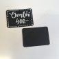 Krétás ártábla szett85x55mm SAFE FOOD + kréta + lemosó
