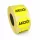 35mm fluo CITROM körcímke - AKCIÓ (1.000 db/tek) visszaszedhető ragasztóval