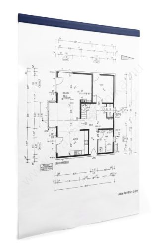 DURAFIX® RAIL 297mm - KÉK - öntapadó mágnes KLIP (4707-07) (5db/cs)