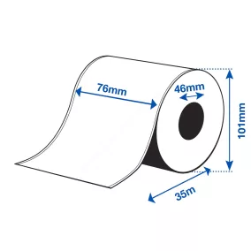 Epson matt papír címketekercs 76mm x 35méter (S045418)