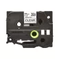   Brother P-touch 36mm ÁTLÁTSZÓ-FEKETE TZe-161 szalagkazetta