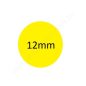 12mm körcímke jelölőpont (1.400db/tekercs) fluo SÁRGA