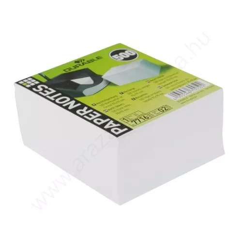 Jegyzettömb 9x9cm 500db/cs (7716-02) fehér