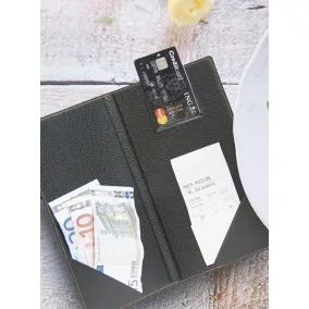   Számla bemutató, csáró - Trendy leather style Securit® (MC-TRBP-BL)