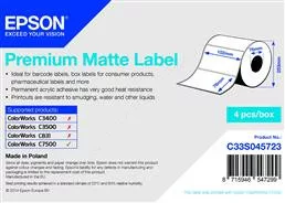 Epson matt papír címketekercs (S045723)