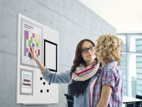 Duraframe MAGNETIC A5 - fekete infokeret (4947-01) fémre