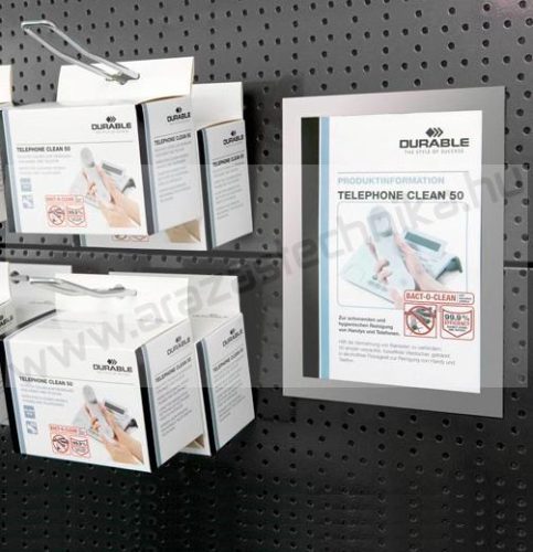 Duraframe MAGNETIC A3 - piros infokeret (4868-03) fémre