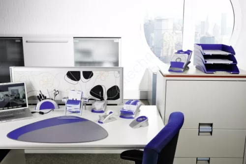VISIFIX® DESK VEGAS lapozható asztali névjegytartó 241323 - ezüst - KIFUTÓ