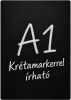 A1 fekete PVC lap [594x841mm] - folyékony krétával írható