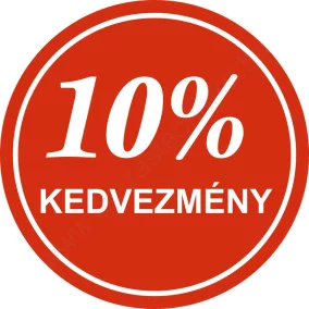 30mm körcímke -10% kedvezmény