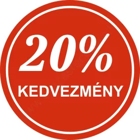 30mm körcímke -20% kedvezmény (1000db/40)
