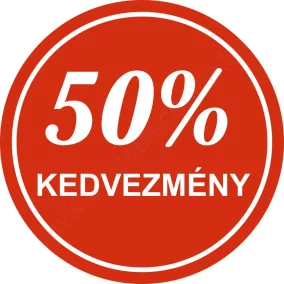 30mm körcímke -50% kedvezmény (1000db/40)