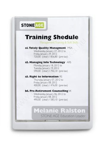 CLICK SIGN 210x297mm (4867-02) fehér ajtótábla