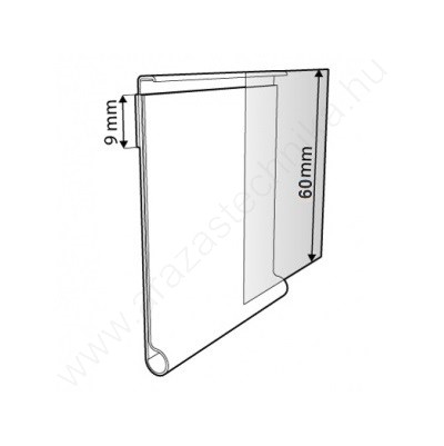 Ársín 6cmx1m ÁTLÁTSZÓ hátlap - filmragasztó