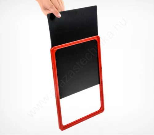 Információs állvány - A3 plakátkeret + (kihúzható SZÁR 2x75 cm) + PVC lapvédő fólia