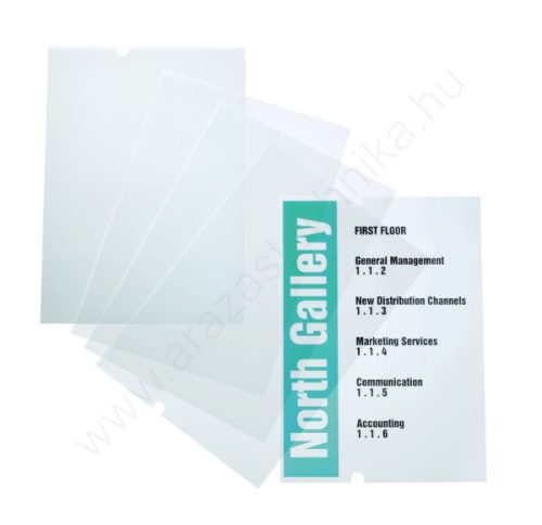 CRYSTAL SIGN REFILL - A3 padlóállványhoz (4837-19)