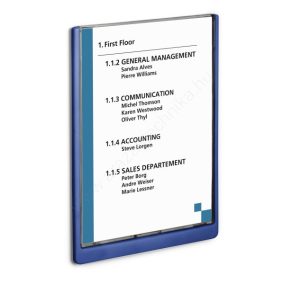 CLICK SIGN 210x297mm (4867-07) kék ajtótábla