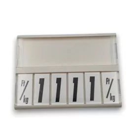 Árkazetta 74x51mm fehér-fekete