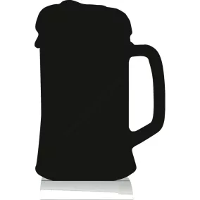   Menütartó krétás - SÖR sziluett - alumínium talp Securit® (FBTA-BEER)
