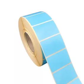 40x25mm THERMO címke - KÉK (2.000 db/40)