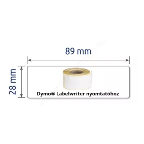 28x89mm thermo címke Dymo nyomtatóhoz (AS0722370)