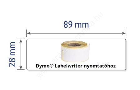28x89mm thermo címke Dymo nyomtatóhoz (AS0722370)
