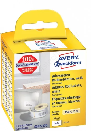 28x89mm thermo címke Dymo nyomtatóhoz (AS0722370)