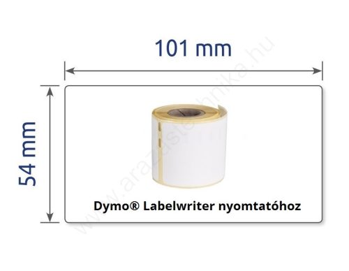 54x101mm thermo címke Dymo nyomtatóhoz (AS0722430)