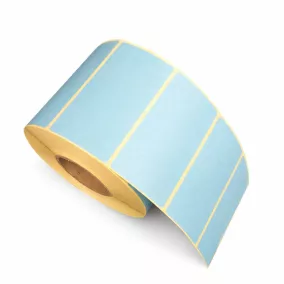 80x40mm THERMO címke - KÉK (297P) (1.000db/40)