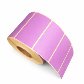 80x40mm THERMO címke - LILA (P.2572) (1.000db/40)