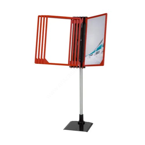 Kasszainfó 5xA4 PIROS INFOSIGN keret + PVC