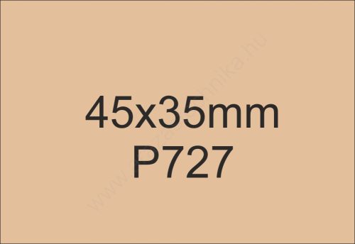 45x35 mm TT papír tónus P727 vajszín (1.000 db/27)