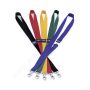   Nyakpánt 20mm - fekete (8137-01) FÉM karabiner, biztonsági kioldás