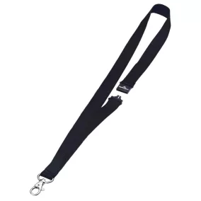   Nyakpánt 20mm - fekete (8137-01) FÉM karabiner - biztonsági kioldás (10db)
