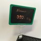 Zöldséges krétatábla szett: A5 keret + krétatábla + 15cm magas csipesz