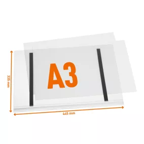 Vízálló tasak A3 mágneses (5019-19) 5db/csom
