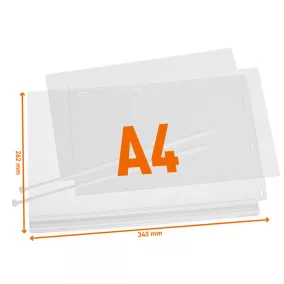 Vízálló tasak A4 kábelkötegelővel (5027-19) 5db/csom