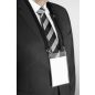NAME BADGE A6 - kártyataró + fekete nyakpánt (8525-01)