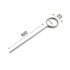TÜSKE - (10cm) INOX árcímke tartó