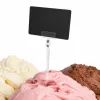 Beszúrható krétás ártábla szett- A7 + akril TÜSKE (10 cm) fagylalt árjelző