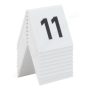 Asztal számok tábla szett (11-20) Securit® TN-11-20-WT
