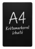 Krétás ártábla A4 (210x297mm)