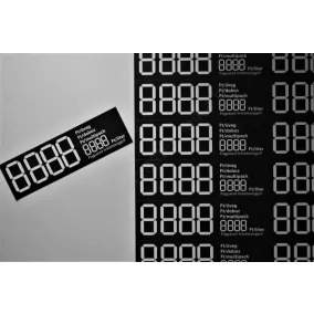 Digitális  öntapadós etikett 103x31mm ( 12 db/ív) FEKETE