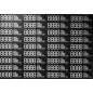 Digitális  öntapadós etikett 69x21mm (36db/ív) FEKETE