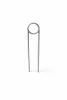TÜSKE - (10cm) INOX árcímke tartó DUPLA