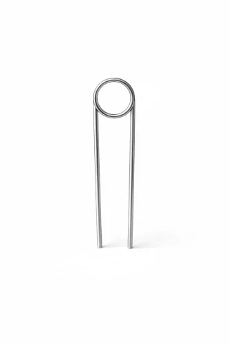 TÜSKE - (10cm) INOX árcímke tartó DUPLA
