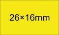 26x16mm citrom ORIGINAL árazócímke - szögletes