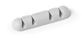   CAVOLINE® CLIP 4 - öntapadó kábelrögzítő klip (2db/csomag) (5040-10) szürke