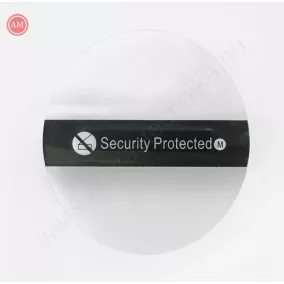 AM - 70mm kör PP clear - fekete Security Protected