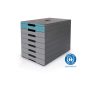 IDEALBOX PRO 7 fiókos iratrendező - kék (7763-06)